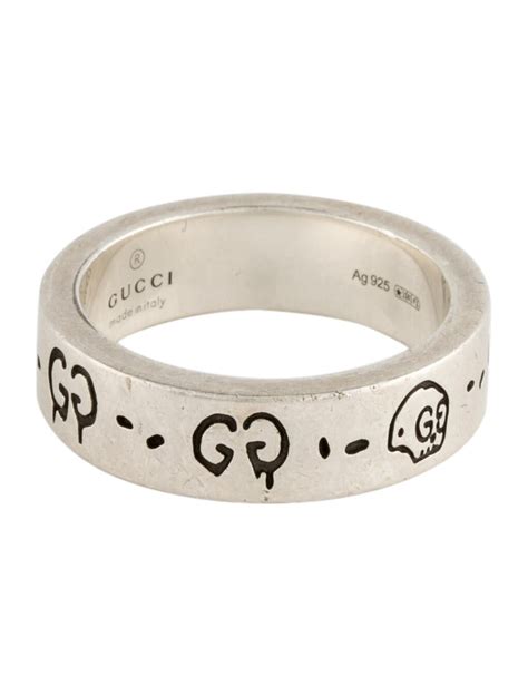 gucci ghost ring size 8